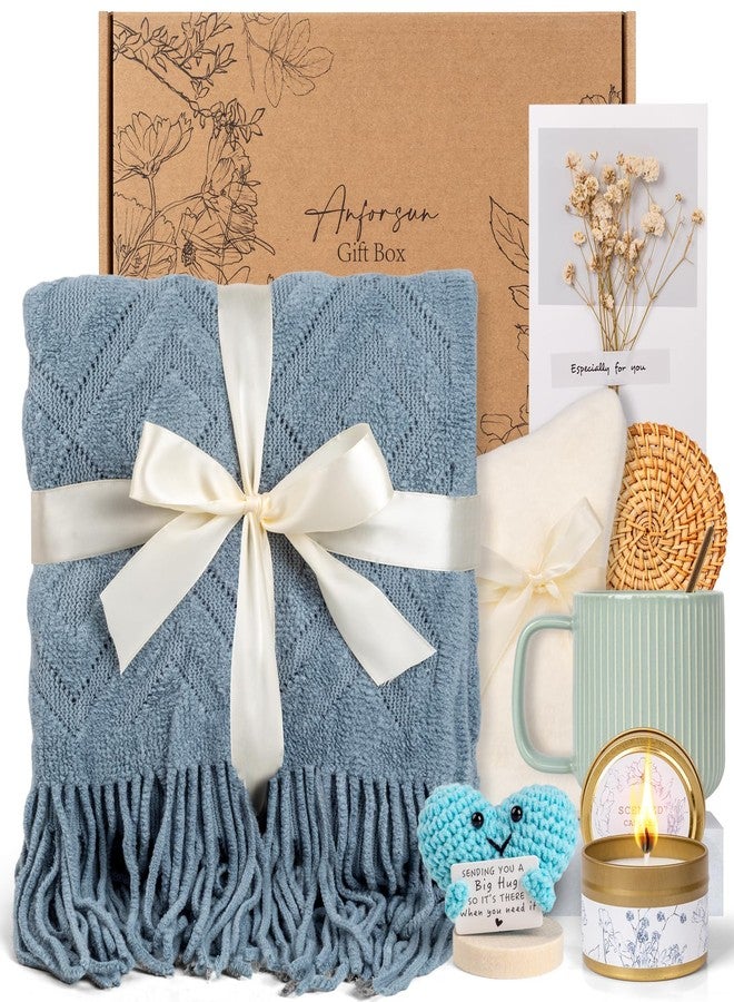 Anforsun Self Care Gifts Get Well Soon Gift Baskets for Women, Christmas Birthday Gifts for Women Care Package, Unique Sympathy Gift Baskets Spa Thinking of You Gifts Set for Mom Best Friend Sister Wife Her - Image 2